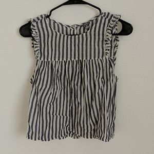 American eagle button up back stripped tank